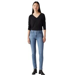 Levis Womens 311 Shaping Skinny Denim Jeans Light Wash